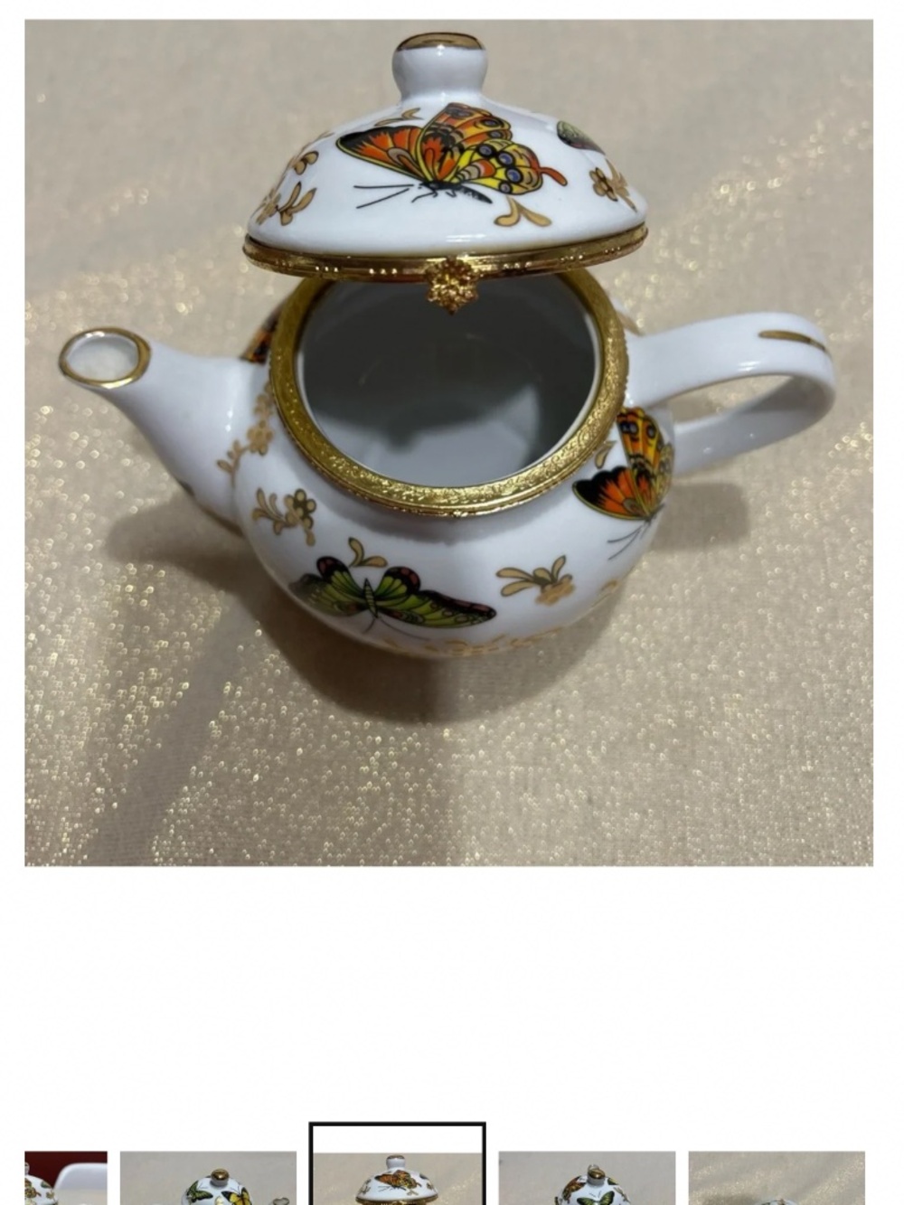 6 Baum brothers teacup/saucers and teapot
